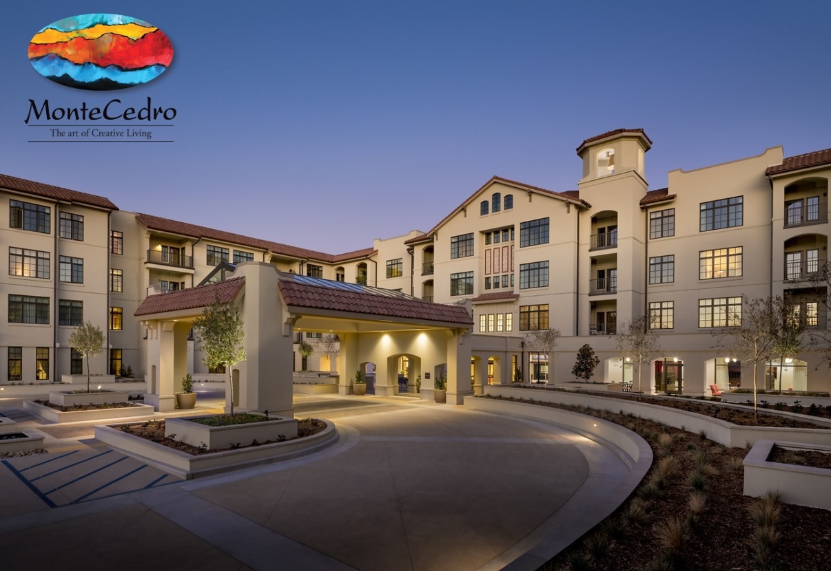 Exterior photo of the Montecedro_Recently Completed Senior Living Facility financed by Cal-Mortgage