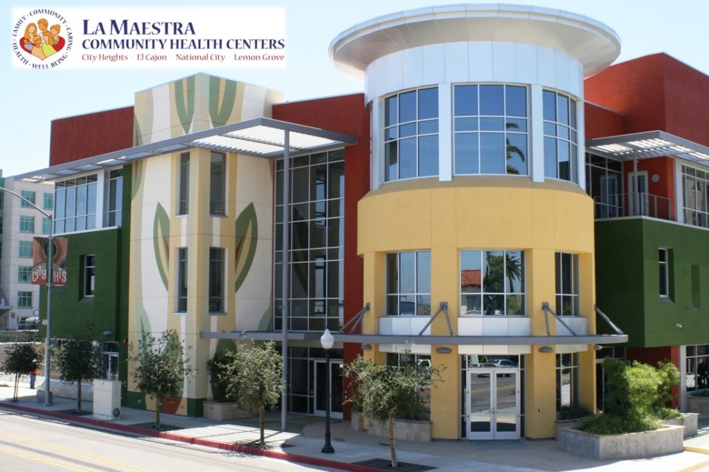 La Maestra Community Health Centers exterior view of main clinic