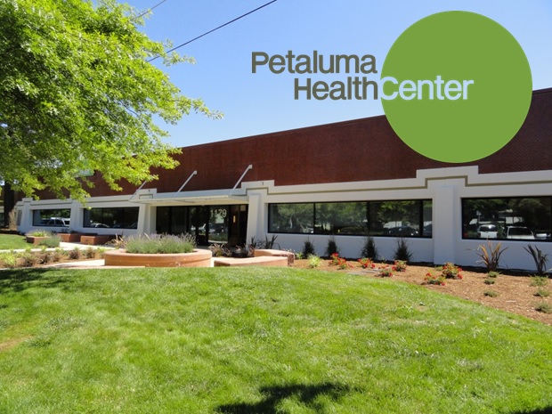 Exterior view of Petaluma Health Center clinic